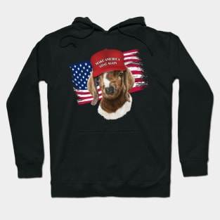 Make America GOAT Again Boer Kid Goat Hoodie